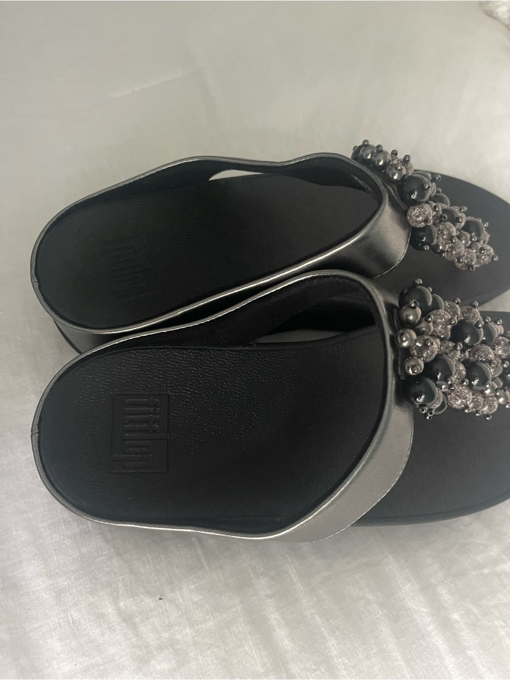 Fit flops fino bauble , beaded . Size 9 - Picture 2 of 6